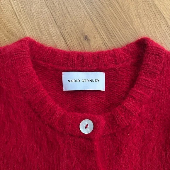 MARIA STANLEY Brushed Cardi - Piquillo - Picture 2 of 4